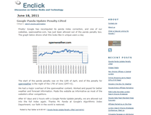 Tablet Screenshot of blog.enclick.com